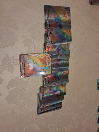 Lote Cartas Pokémon Vmax Rainbow Rare