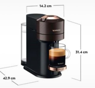 Cafetera Nespresso Vertuo Pop Negra