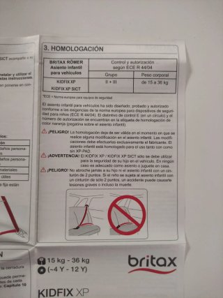 Silla de coche Britax Römer roja