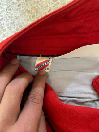 Pantalón de esquí rojo