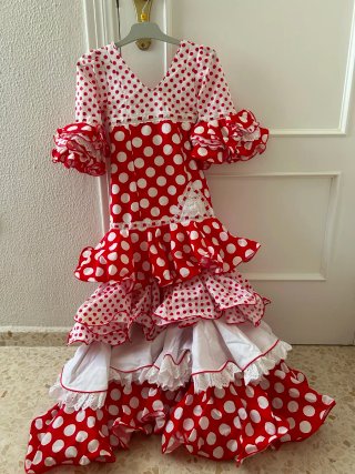 Traje Flamenca Niña 6-7 Años