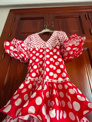 Traje Flamenca Niña 6-7 Años