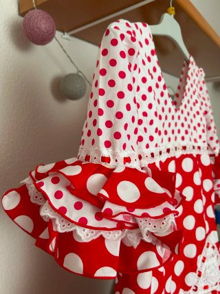 Traje Flamenca Niña 6-7 Años