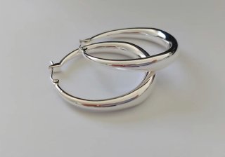 Pendientes aro de plata