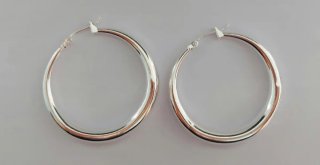 Pendientes aro de plata
