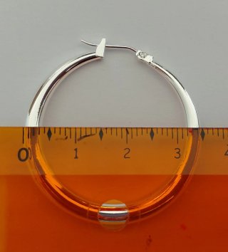 Pendientes aro de plata
