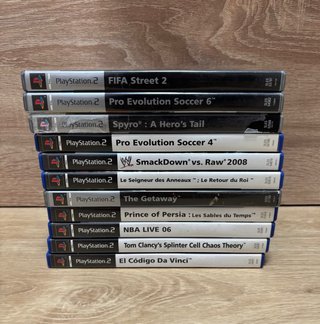 Lote 11 Videojuegos PlayStation 2 (PS2)