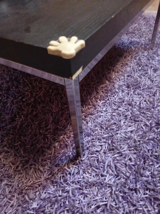 Mesa de centro cuadrada 80x80