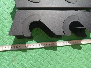 Soporte de Acero plegable con mancuernas incluidas