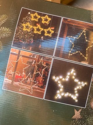 Luci LED a forma di stella decorative