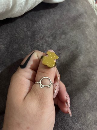 Anillo Tous Oso Dorado Ajustable