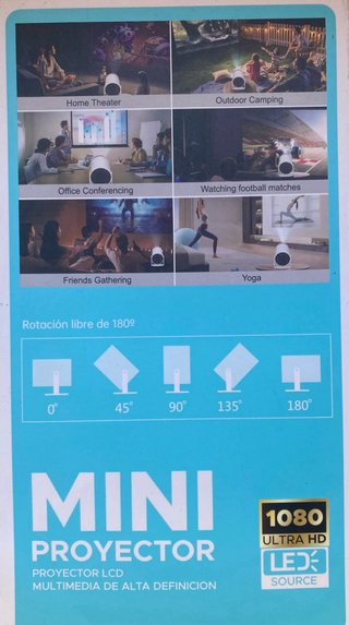 Mini Proyector Multimedia HD Blanco