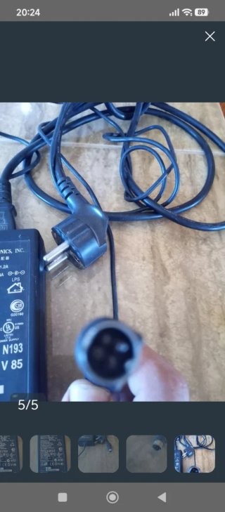 Adaptador CA monitor ADP-40TB 12V
