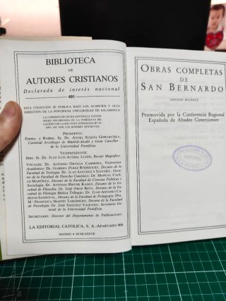Obras Completas de San Bernardo  6 tomos