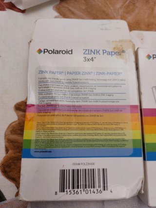 Papel Polaroid ZINK 3x4