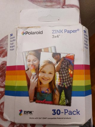 Papel Polaroid ZINK 3x4