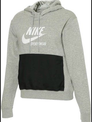 Sudadera Nike gris y negra