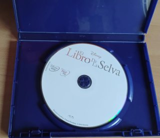 DVD El Libro de la Selva Disney 4 Idiomas