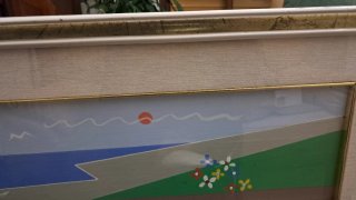 Quadro moderno con decorazioni floreali