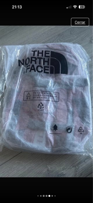 Mochila The North Face roja burdeos