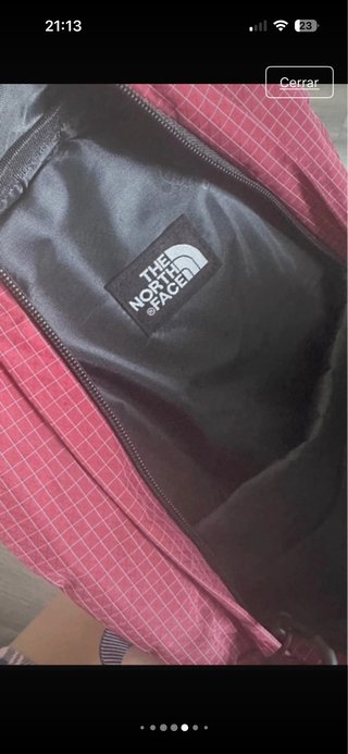 Mochila The North Face roja burdeos