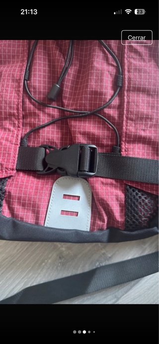 Mochila The North Face roja burdeos