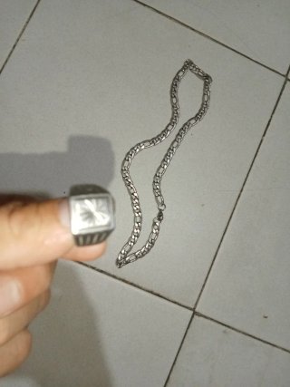 Cadena y Anillo Plata
