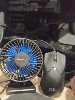Ventilador Gaiatop Negro y Azul