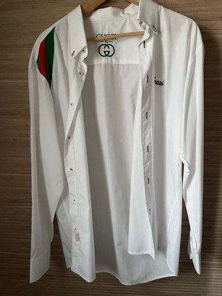 Camisa Gucci Blanca Talla XL