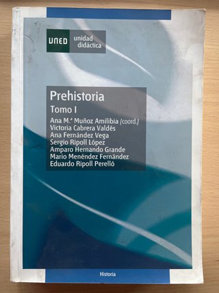 Uned Prehistoria Tomo I