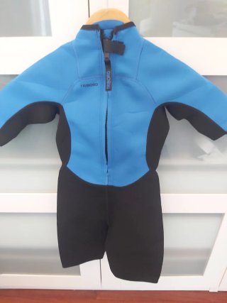 Neopreno corto Tribord azul Talla 8 años