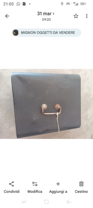 Coperchio Mignon per macchina da scrivere