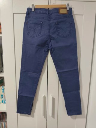 Pantalón azul mujer Cortefiel Talla 40