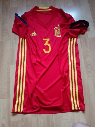 Camiseta original España Eurocopa 2016 Piqué Roja