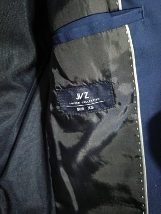 Traje de chaqueta azul