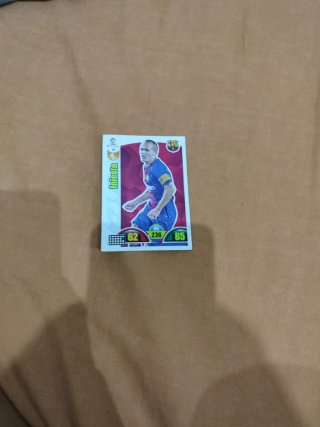 2 cromos de Iniesta (FC Barcelona)
