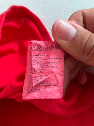 Camiseta El Niño Tie Dye Roja Talla L