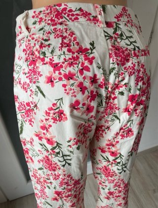 Pantaloni donna fiorati tg 42