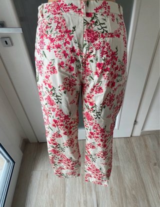 Pantaloni donna fiorati tg 42