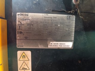 Soldadora de hilo DECA DECAMIG 7 MIG/MAG Profesion
