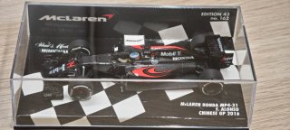 McLaren MP4-31 Fernando Alonso Chinese GP 2016
