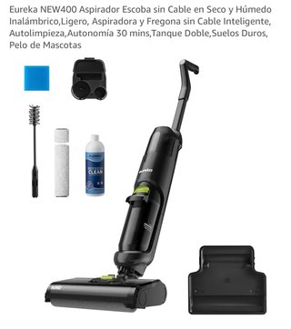 Aspiradora Eureka Húmedo/Seco + Accesorios