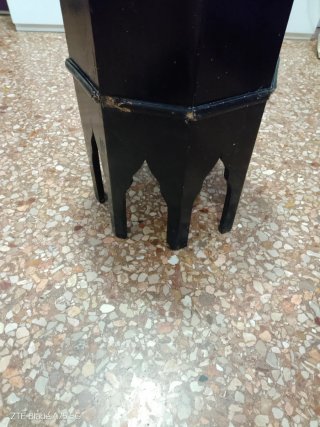 Tavolino cinese esagonale vintage