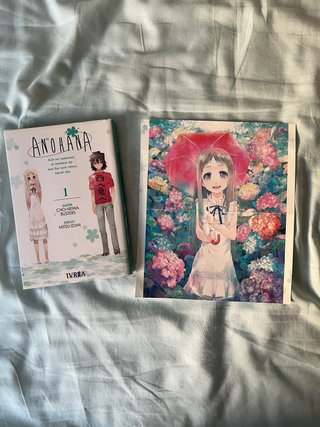 Anohana tomo 1 con poster de primera edición