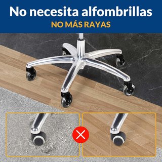 Sedia da ufficio COSYLAND a 5 ruote, 11mm, morbide
