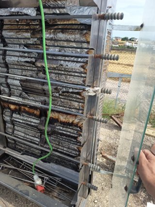 Asador de pollos profesional
