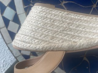 Sandalias Magrit Beige Cuña Esparto