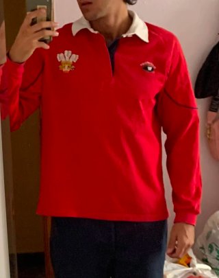 Polo Rugby Gales Westport Rojo Talla M 2004