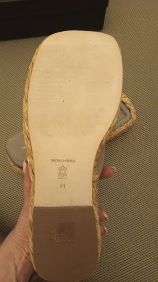 Sandalias Paloma Barceló plataforma rafia