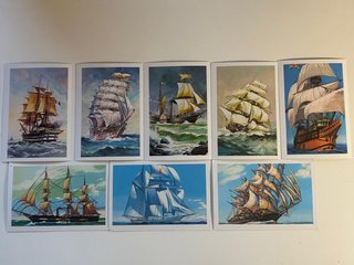 Lote 8 Cartoline Velieri e Clipper